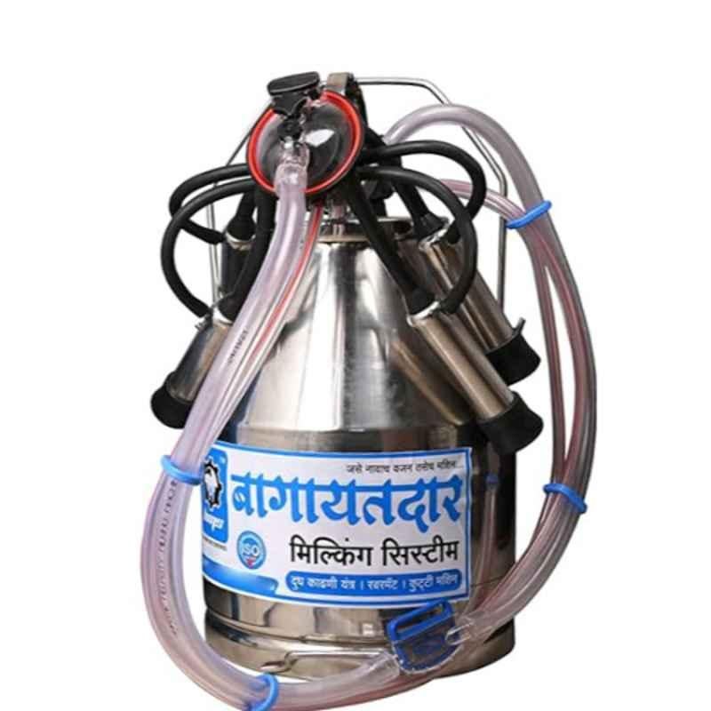 Bagayatdar 25 Litre Steel 304 Assemble Single Bucket Set, BMS 0008