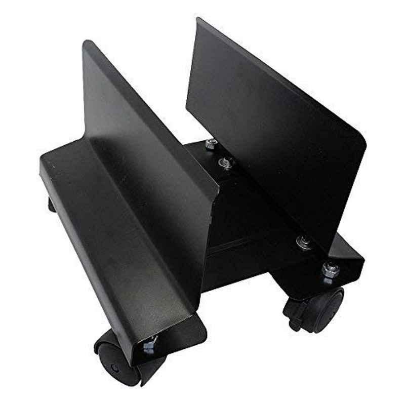 Galaxy 50kg Metal Black CPU Trolley with Castor Wheels