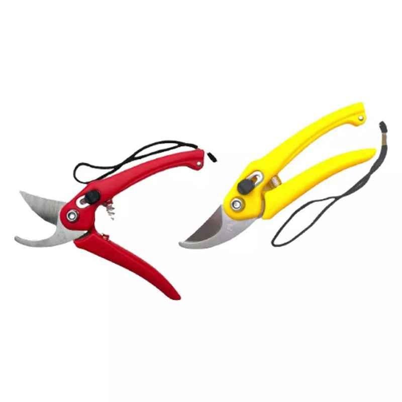 Sky Blue 0.98 inch Iron Bypass Pruner, SBPRUNERMDX0231 (Pack of 2)