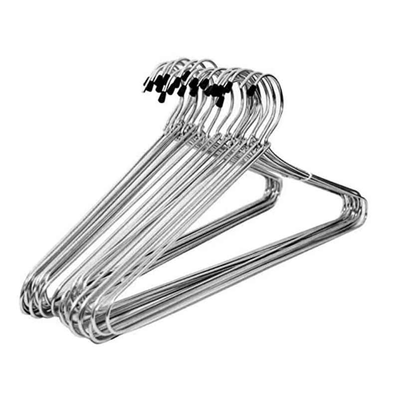 Stainless Steel Cloth Hanger (Pack of 12)