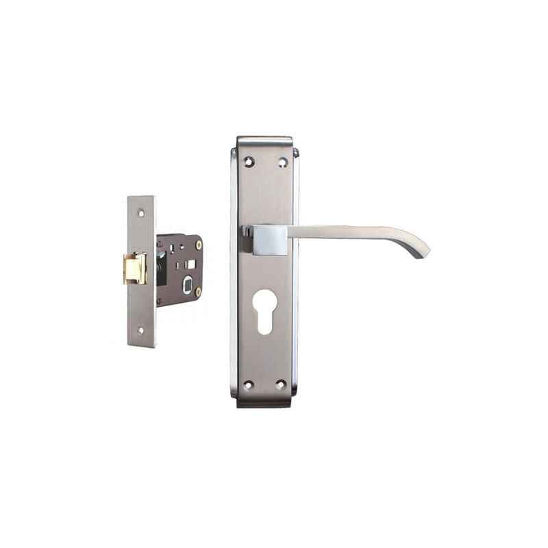 Plaza Rapid Stainless Steel Finish Handle with 200mm Baby Latch Keyless Lock