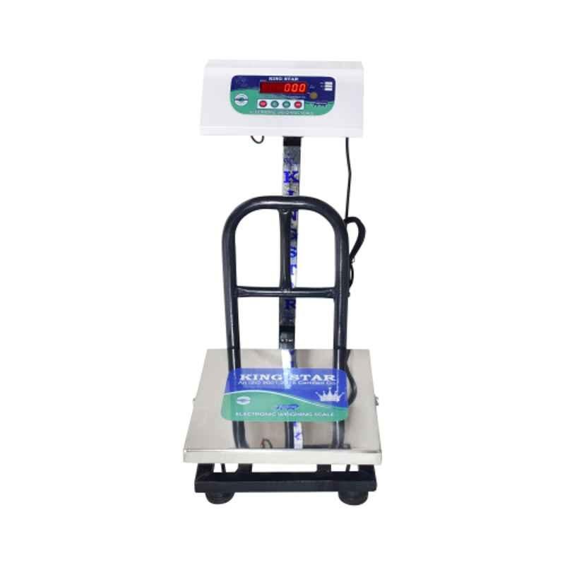 Kingstar KSP 300x300mm Platform 120kg Mild Steel Weighing Machine, 300P