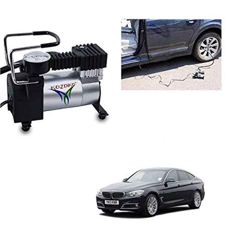 Kozdiko 12V DC Heavy Duty Metal Tyre Inflator for BMW 3 GT, Tyre_Inflator_D211