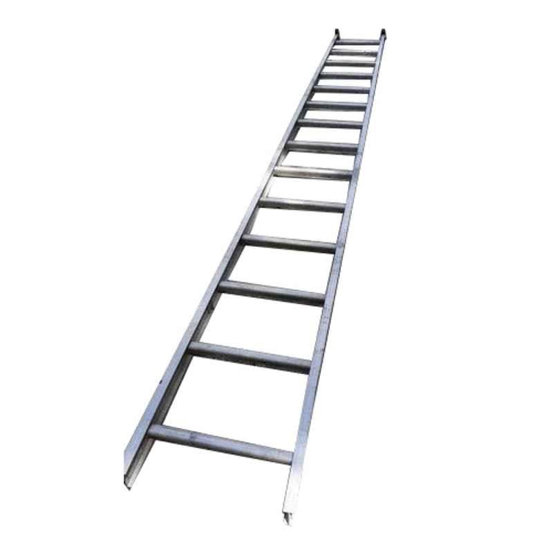 Rex 14 Steps Aluminium Wall Support Straight Ladder