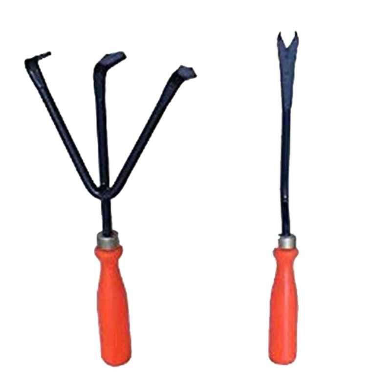 Pier Imports 2 Pcs Hand Cultivator & Weeder Gardening Tool Kit, PI-88