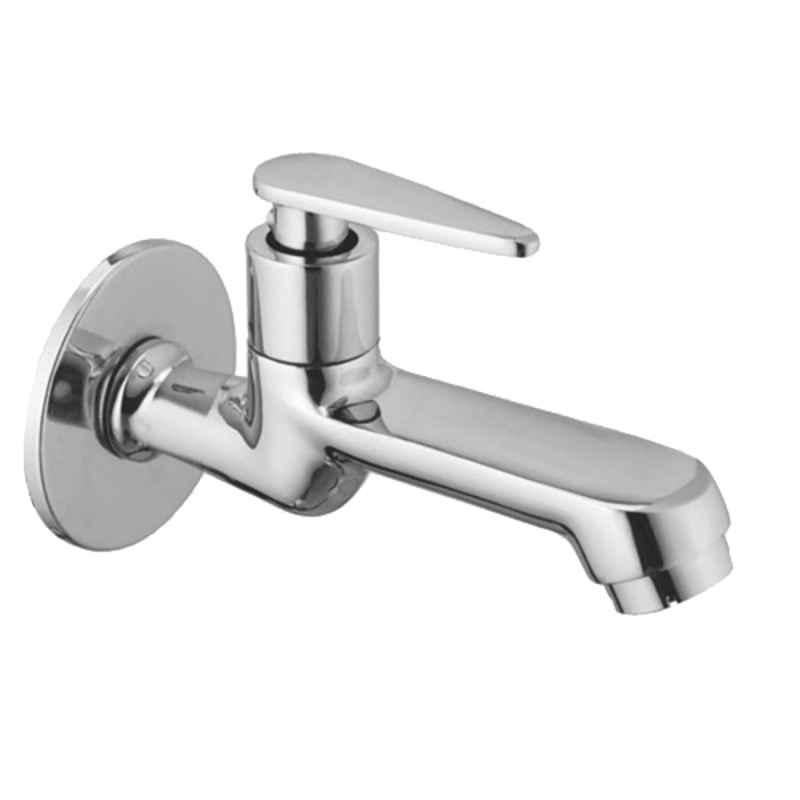Drizzle Vista 1/2 inch Brass Chrome Finish Long Body Bib Cock with Quarter Turn & Foam Flow