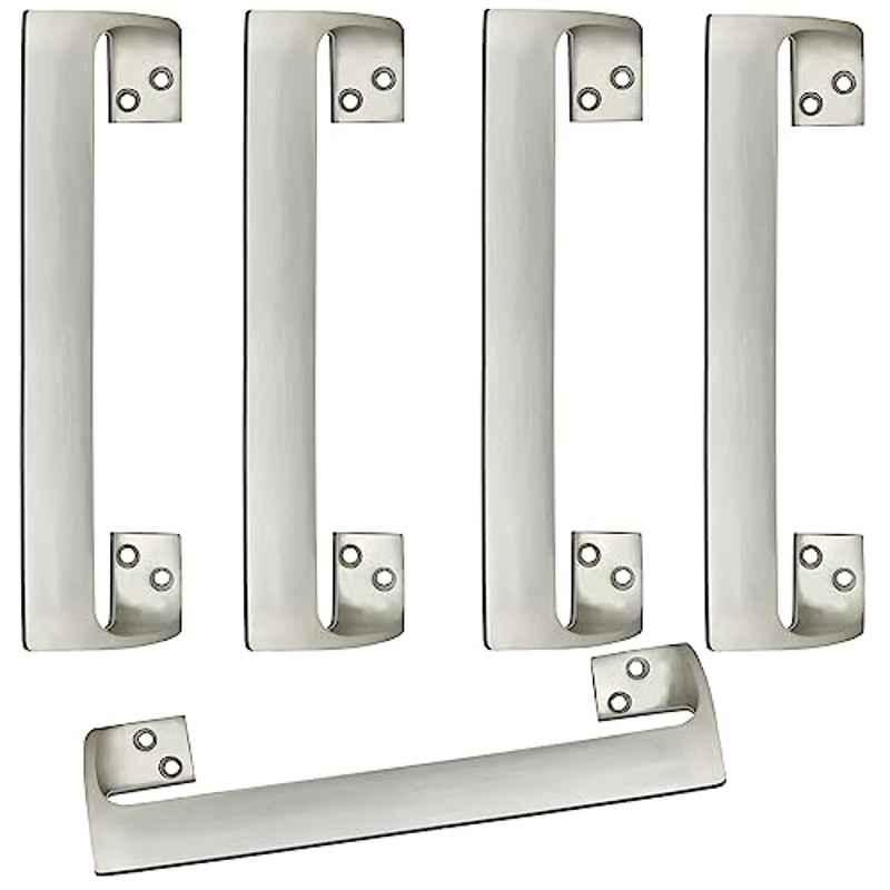 Screwtight 8.8 inch Aluminium Oval Grip Anodized Door Handle, A100202SAA-5 (Pack of 5)