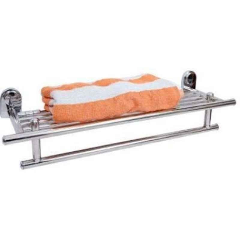 Logger 24 inch Stainless Steel Towel Rack Wall Shelf