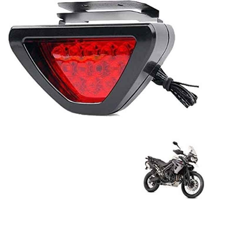 Kozdiko 12 LED Triangle Shape Bike Brake Light with Flash Mode for Triumph Tiger 800 XCX, koz_94808