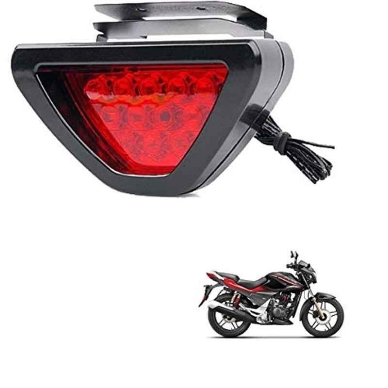 Kozdiko 12 LED Triangle Shape Bike Brake Light with Flash Mode for Hero Xtreme Sports, koz_94838