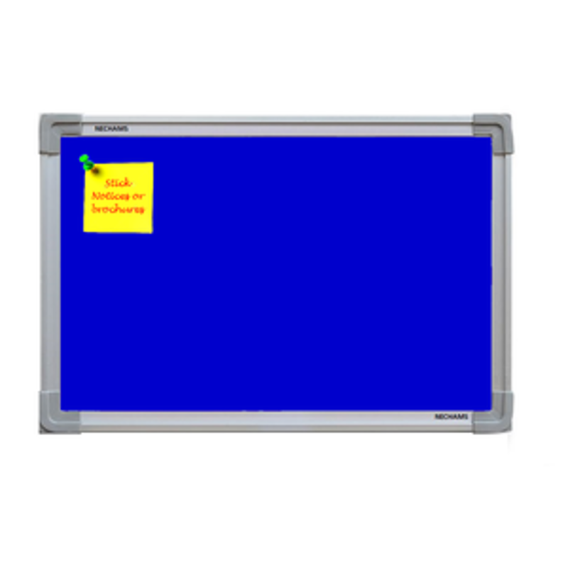 Nechams Notice Board Economy Combo Color Blue NBBLU151TF