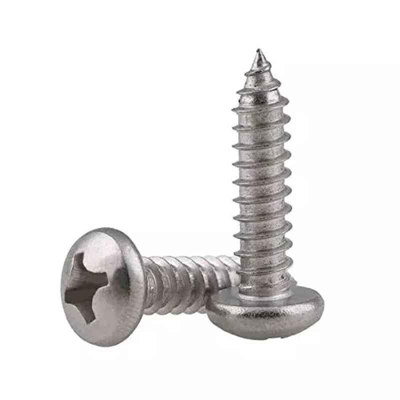 Rpi Shop M3x10mm Philips Nickel Coated Self Tapping Screw (Pack of 200)