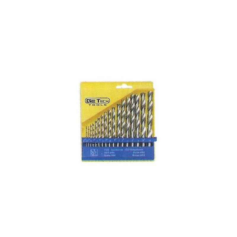 GE Tech HSS Drill Set, (Size: 1-10 mm)