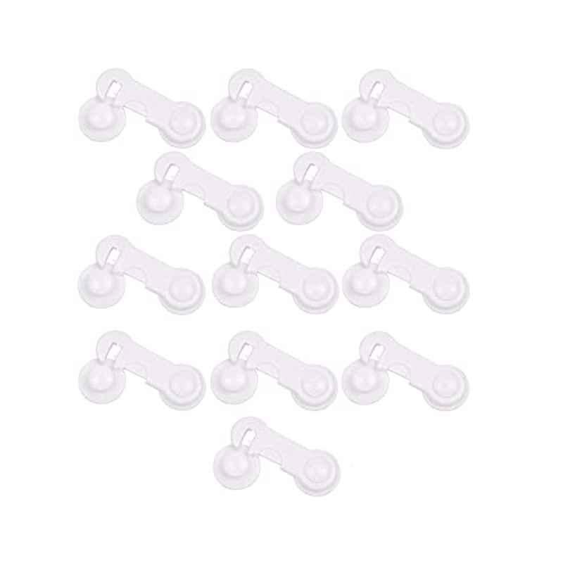 Safe-O-Kid White Child Safety Cabinet Lock, SOK9LOC36P239 (Pack of 12)