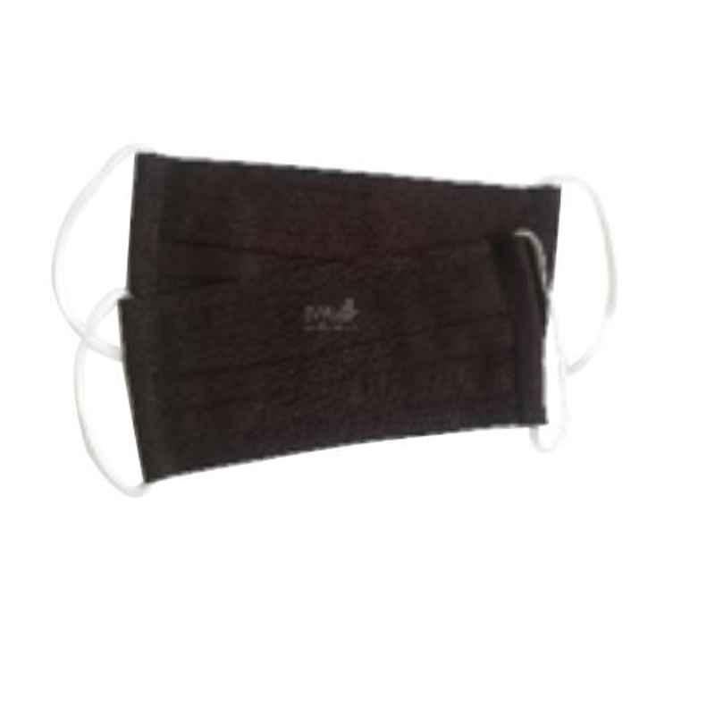 Ivillage 2 Pcs Large Cotton Brown 2 Layer Washable Face Mask Set, Mask01L (Pack of 50)