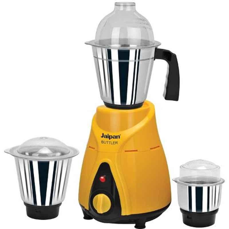 Jaipan Buttler 750W Yellow & Black Mixer Grinder, JBU-05