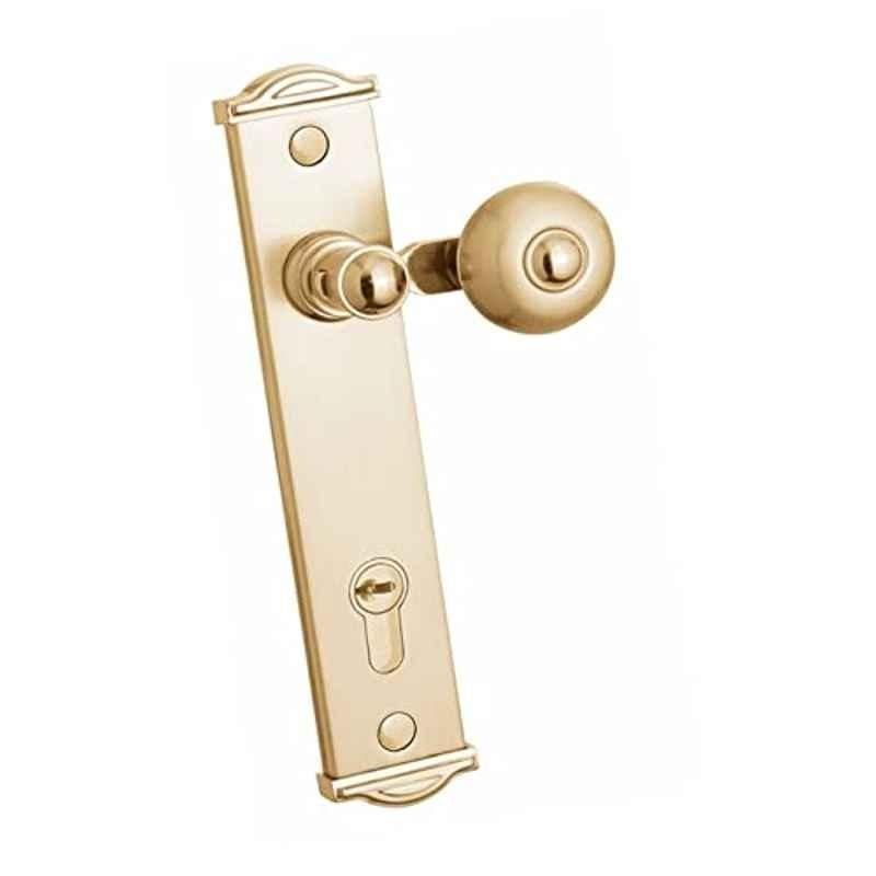 Bonus Comfy G5 Reflex 75mm Brush Brass One Side Key Mortice Lock Set