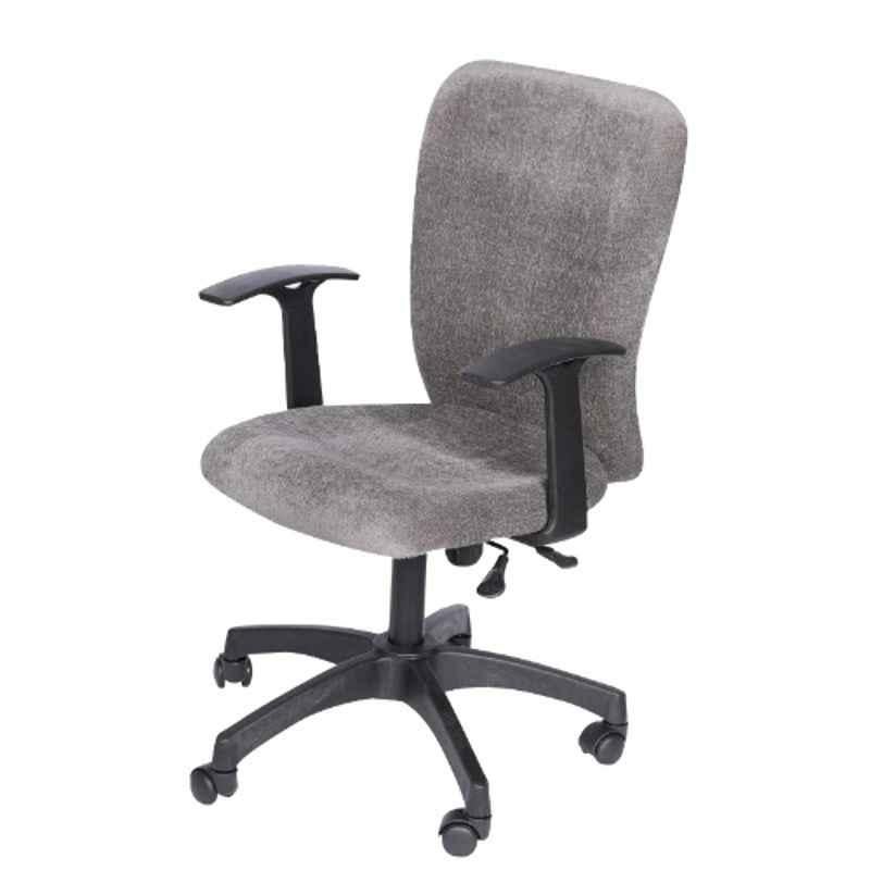 Heikin Fabric Grey xxlarge Back Ergonomic Office Chair for Work from Home & Study, HE-00081