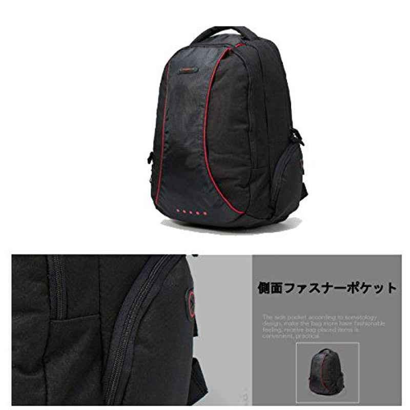 Targus Black & Red Incognito Backpack, TSB162AP