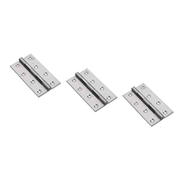 Jovial Lacier 5 inch 14G Stainless Steel Satin Matt Finish Door & Window Butt Hinges (Pack of 3)