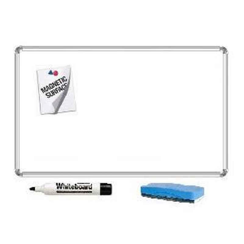 Nechams 2x2ft White Board Magnetic Ultra Series XWBMG22UF