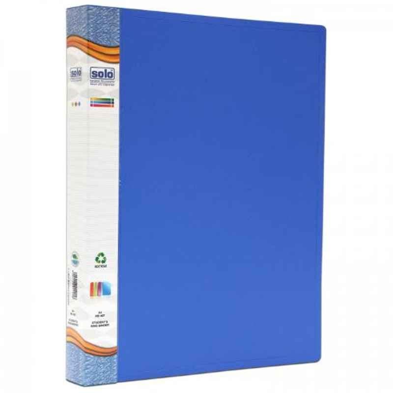 Solo A4 17mm Blue Economic 2-D Ring Binder, RB407 (Pack of 30)