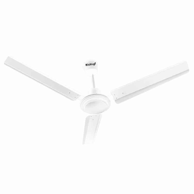 RichLyf R1 50W 5 Star White Ceiling Fan, Sweep: 1200 mm