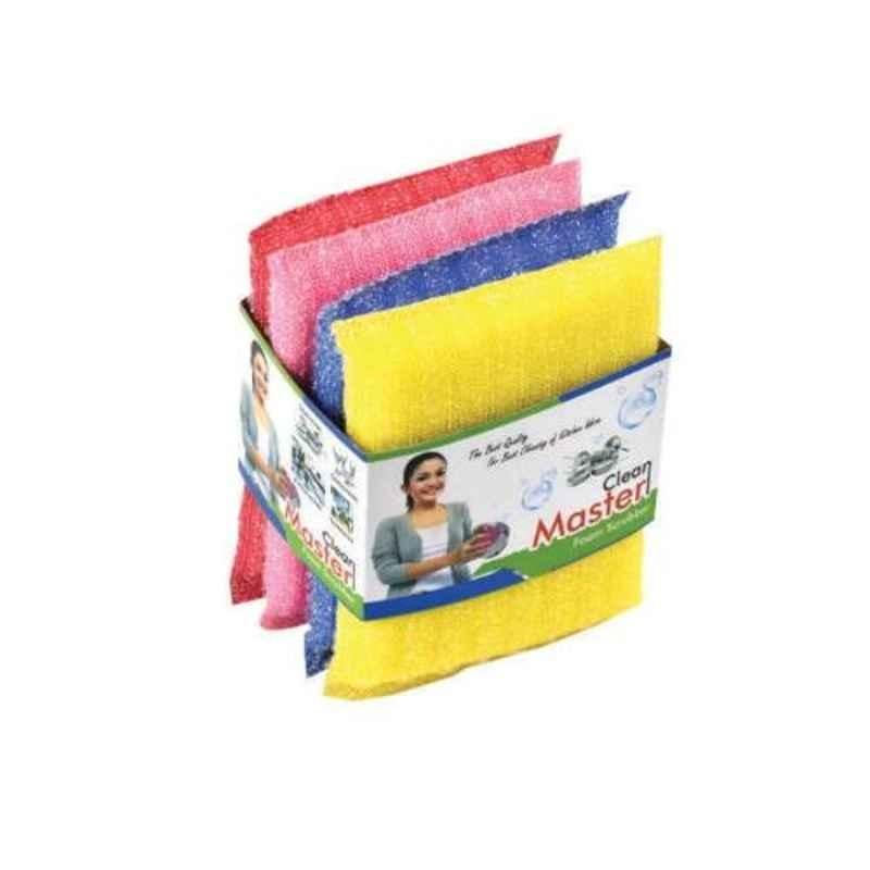 Midox 4 Pcs 3.5x5.5 inch 16mm Foam Pad Scrubber Set (Pack of 12)