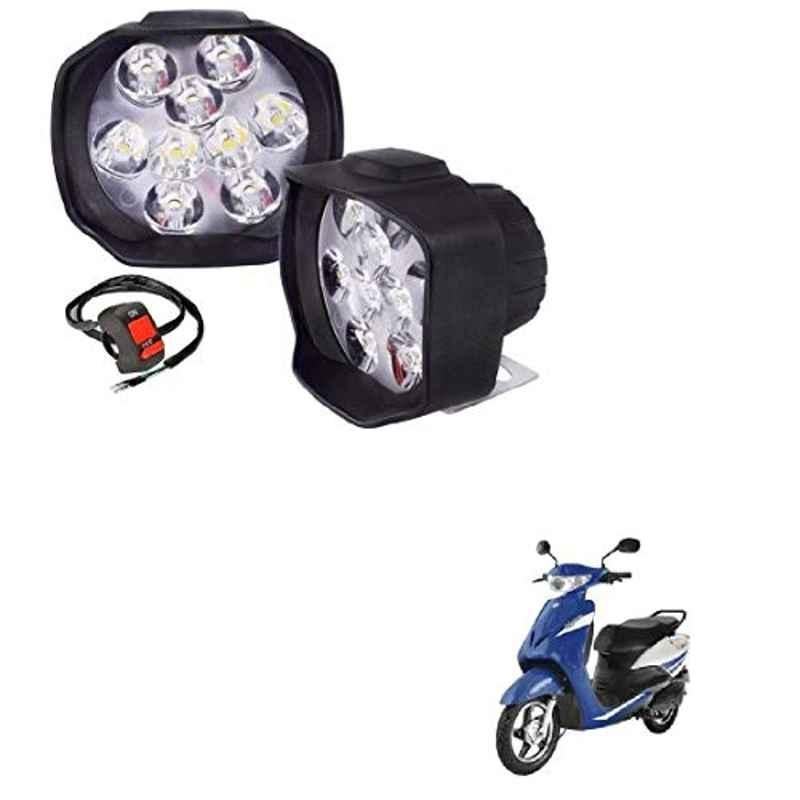 Kozdiko 2 Pcs 15W 9 LED 6000k Sheen Transformer Bumble Bee Style LED Fog Light Set for Indus Yo Xplor, koz_81466
