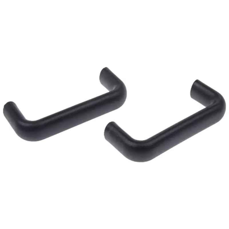 RS Pro 107mm Black Plastic Handle, 456551 (Pack of 2)