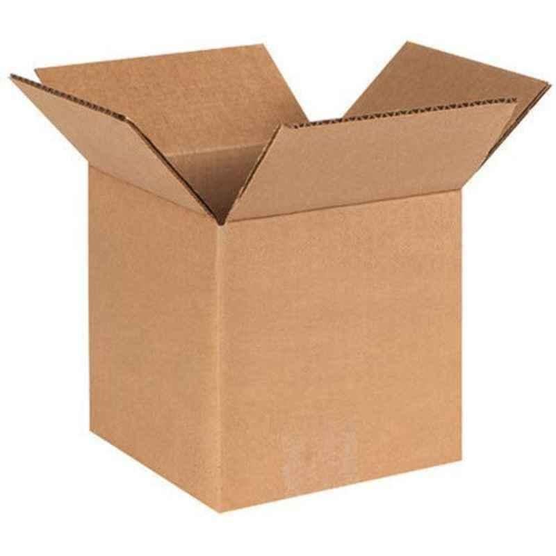 ABS 7.5x7.5x7.5 inch 3 Ply Paper Brown Square Corrugated Box, ABS164 (Pack of 50)