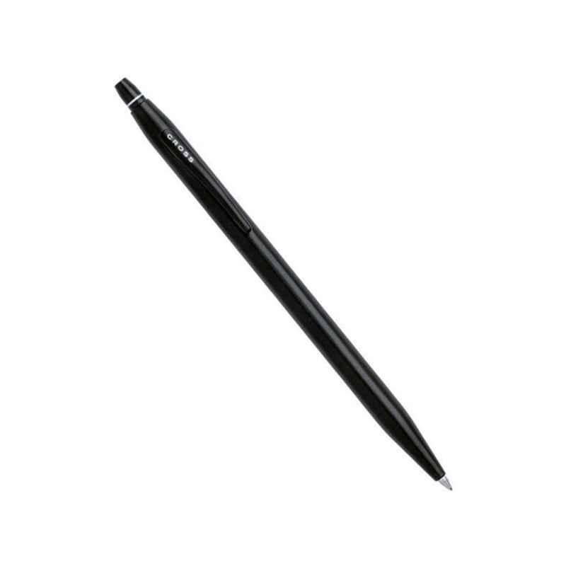 Cross Click Black Roller Ball Pen with 1 Pc Leather Key Chain Set, AC593/625-2