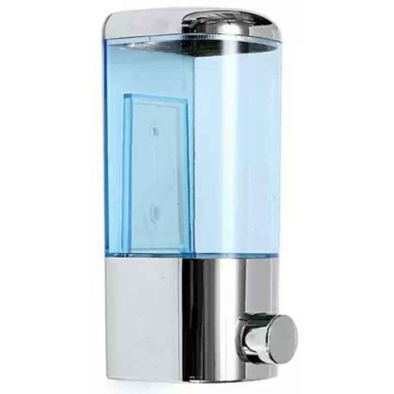 Fastgear 500ml ABS Silver Wall Mounted Transparent Soap Dispenser