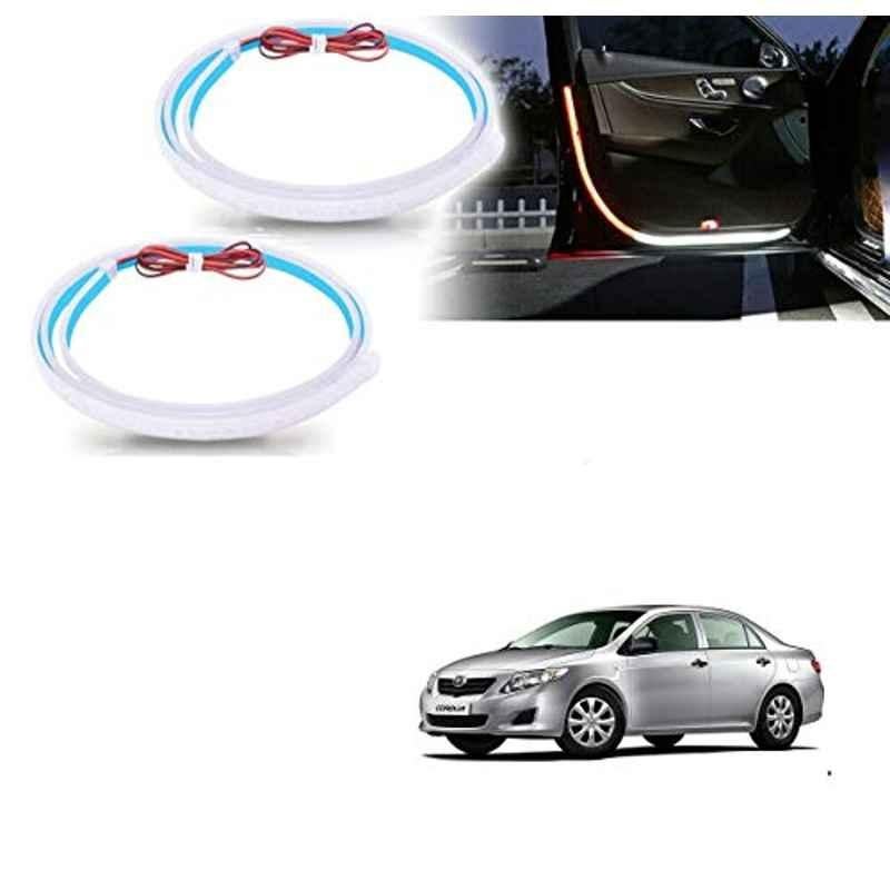 Kozdiko 2 Pcs 120cm Car Door Opening Warning LED Strips Safety Light Set for Toyota Corolla