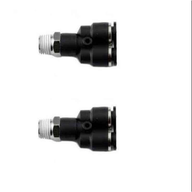 Airco 10x1/4 inch Y Type PU Male Branch