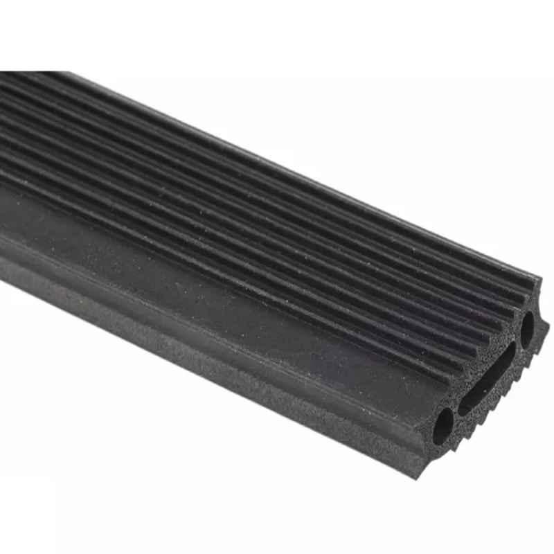 RS Pro 20m Black EPDM Edging Strip Roll, 8372132