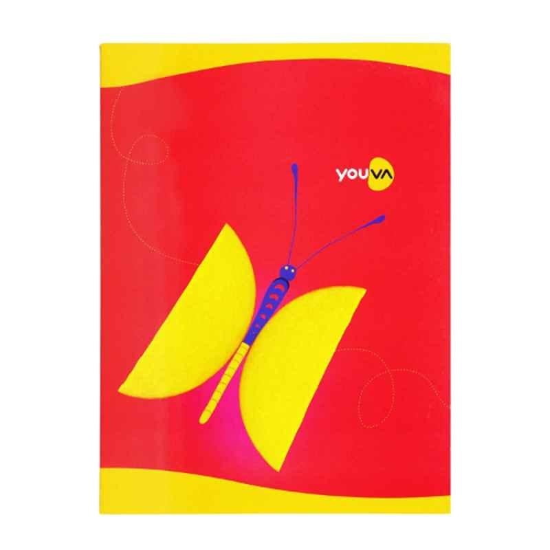 Navneet Youva Jumbo Size 172 Pages Assorted Design Soft Bound xxlarge Square Notebook, 23147 (Pack of 12)