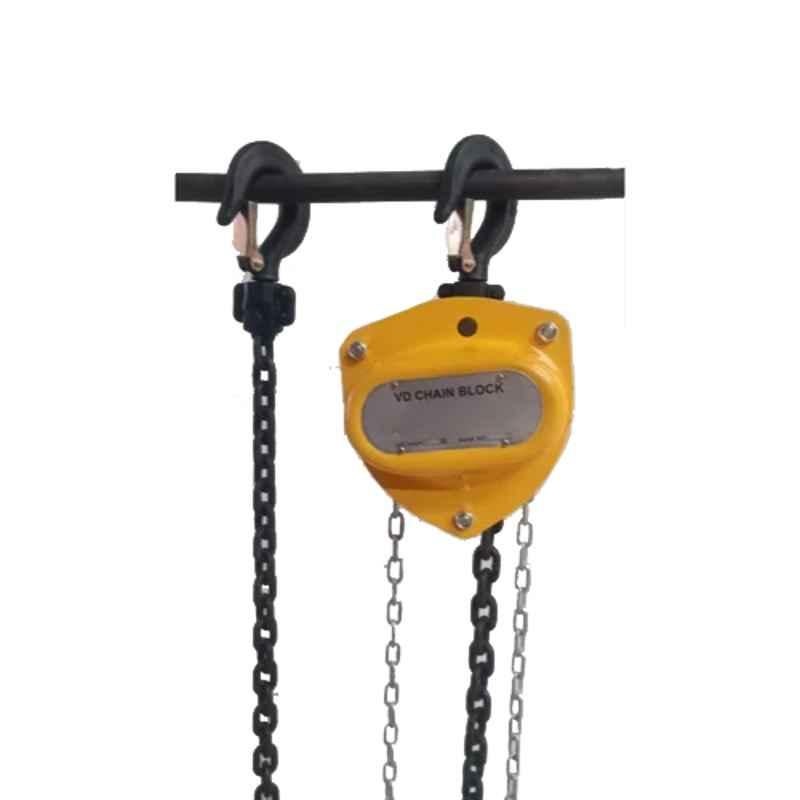 4G VD 1 Ton 6m Mild Steel Chain Pulley Block