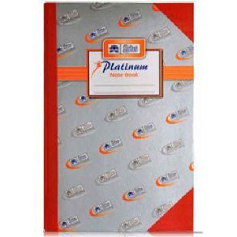 Lotus Hard Bound Note Book Platinum Note Book 240 Pages