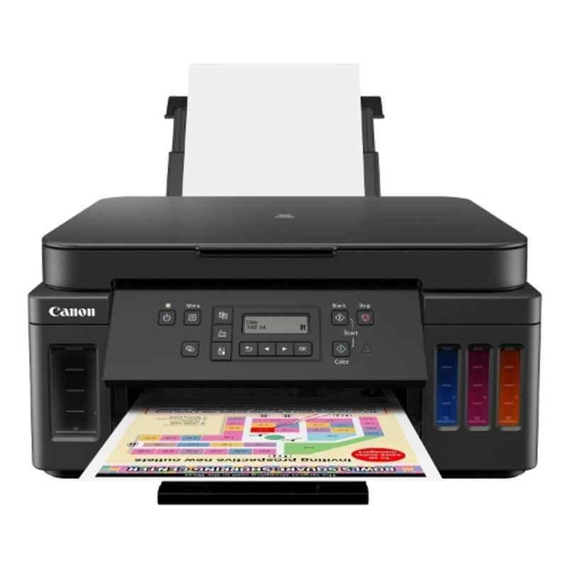 Canon PIXMA MegaTank G6070 All-in-One Colour Ink Tank Printer, Wi-Fi, Duplex, Network, High Volume Printing, 13ipm Mono & 6.8ipm Colour, Black
