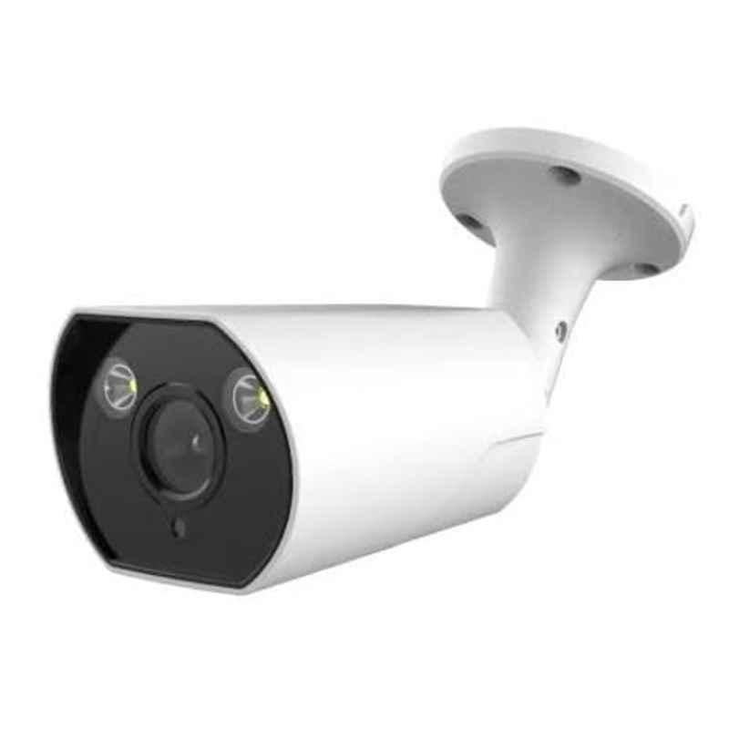 Hanutech 5MP Super HD Outdoor Bullet Network IP Camera with 40 Meters IR, Night Vision, IP66 Weatherproof, 5X Motorized Optical Varifocal Zoom, NVR Enabled