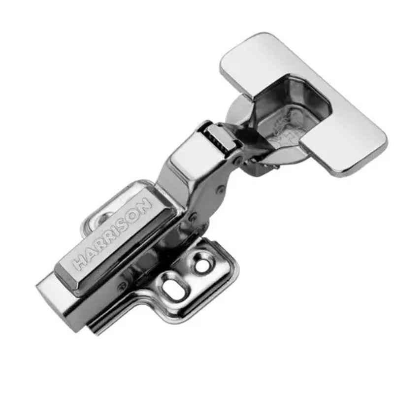 Harrison Stainless Steel 15 deg Insert Overlay Clip on Hydraulic Hinge, 0763