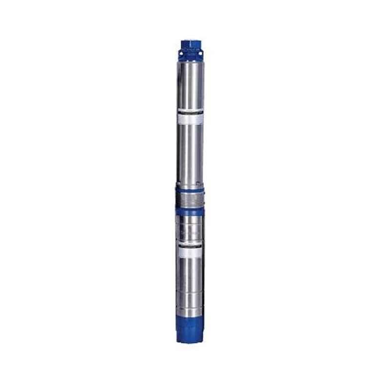 Crompton V4 2HP Single Phase Water Filled Submersible Pump, Total Head: 301 ft