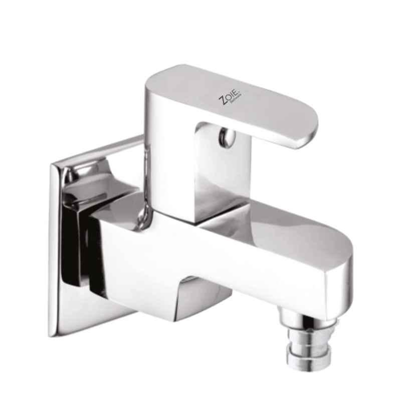 Zoie Olive Brass Silver Chrome Finish Washing Machine Tap, Z21024
