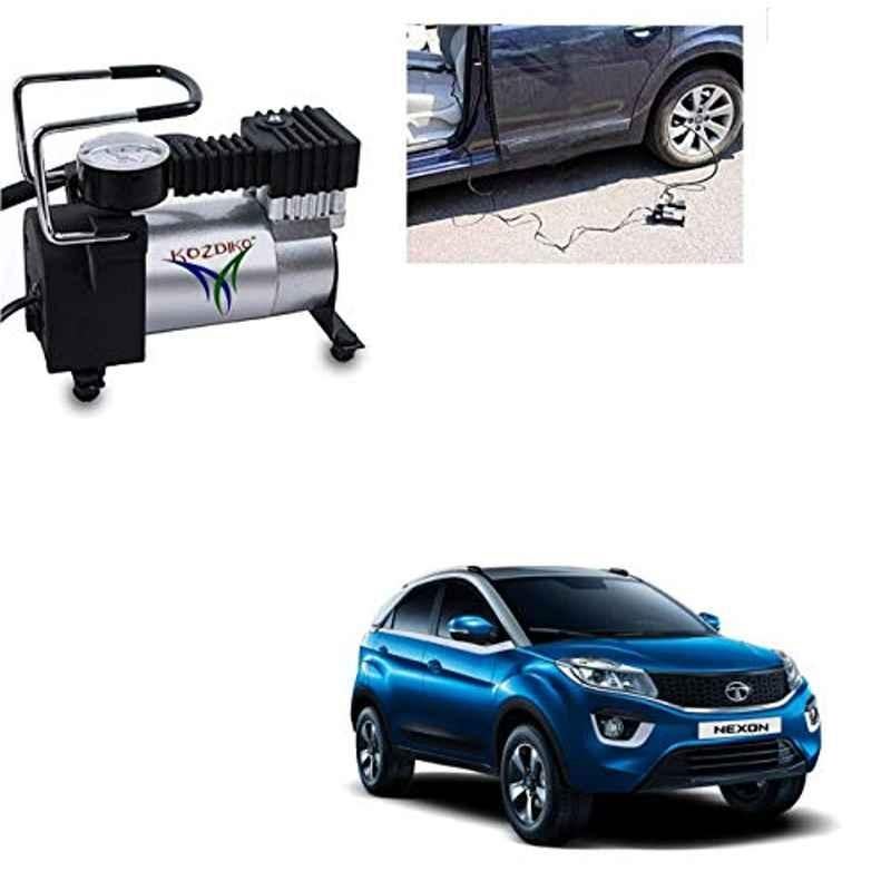 Kozdiko 12V DC Heavy Duty Metal Tyre Inflator for Tata Nexon, Tyre_Inflator_D231