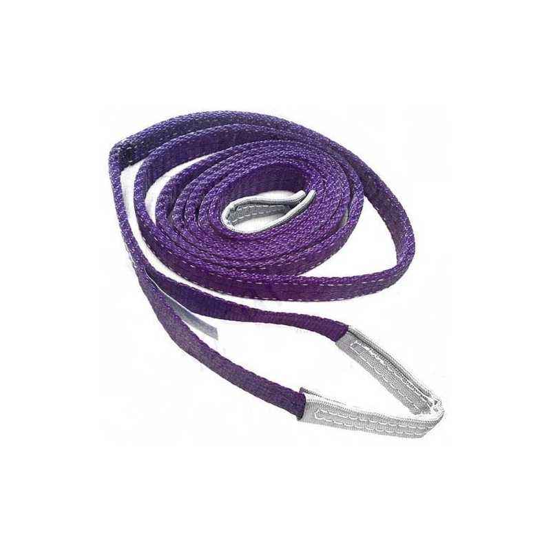Ferreterro 1 Ton 8m Violet Double Ply Flat Polyester Webbing Sling