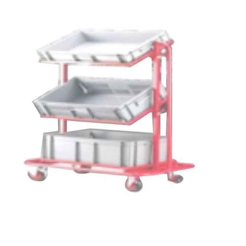 Suwas 60x40x80cm Steel Material Handling Trolley, SU-MHT-008