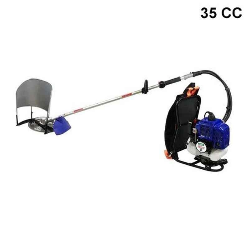 Aspee 1.5HP 2 Stroke Backpack Brush Cutter with Accessories, CHB35/2S