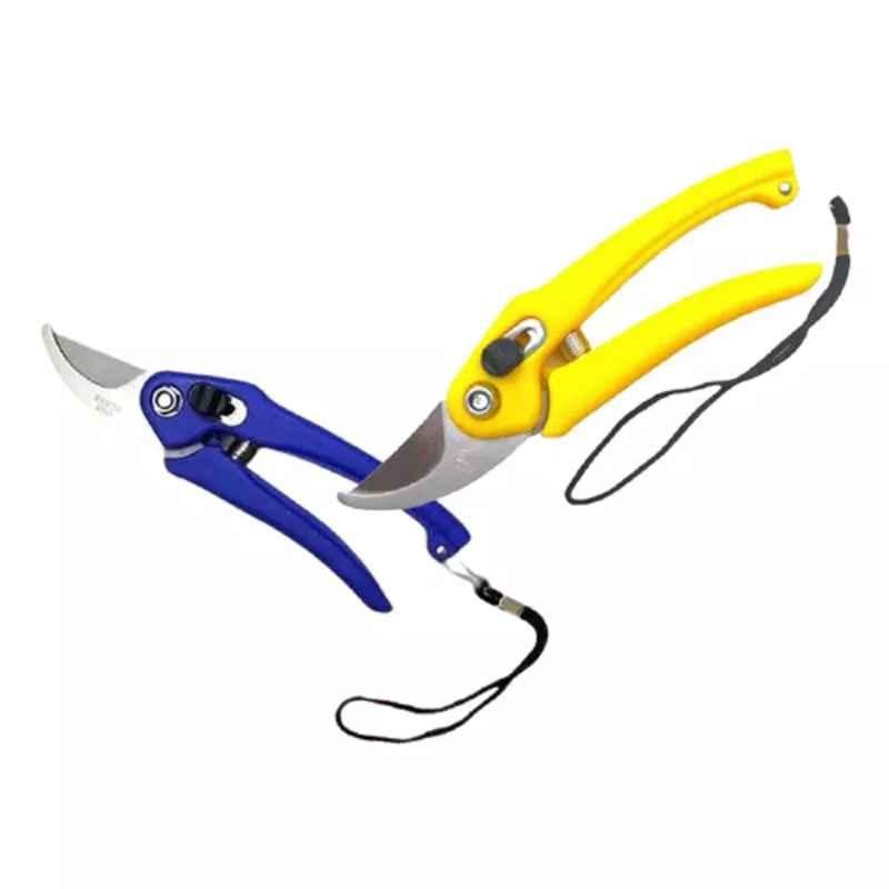 Sky Blue 0.98 inch Iron Bypass Pruner, SBPRUNERMDX0227 (Pack of 2)