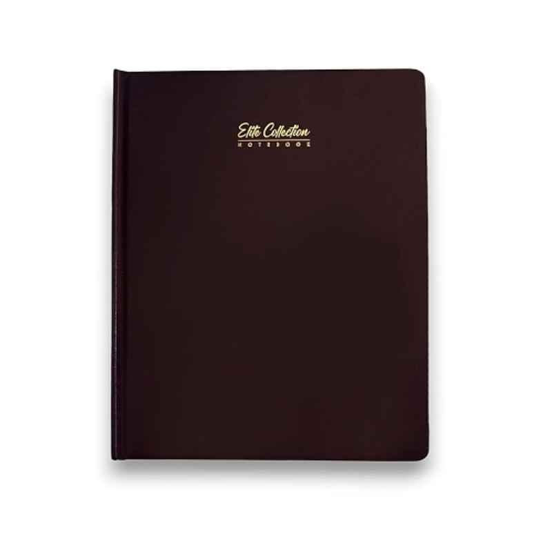 Pragya Pro 192 Pages 10x8cm Maroon Hard Case Notebook, PSMS-10x8-2QRL (Pack of 3)
